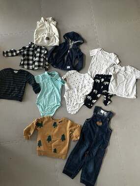 Toddler Boy 11-Piece Clothing Bundle Size 24M/2T Tommy Bahama Carter's Koala Kid